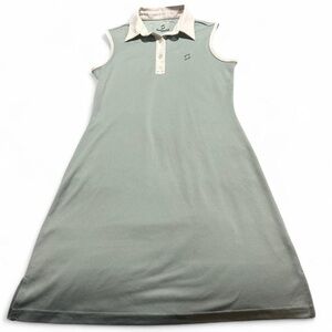 Savalino Sage Green Polo Dress Preppy Tennis Sports Dress women’s size small